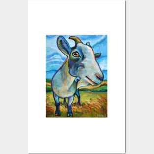 Goat Painting called Van Goat Posters and Art